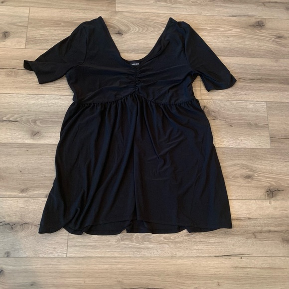 Torrid Rouched Babydoll Top - Picture 6 of 8